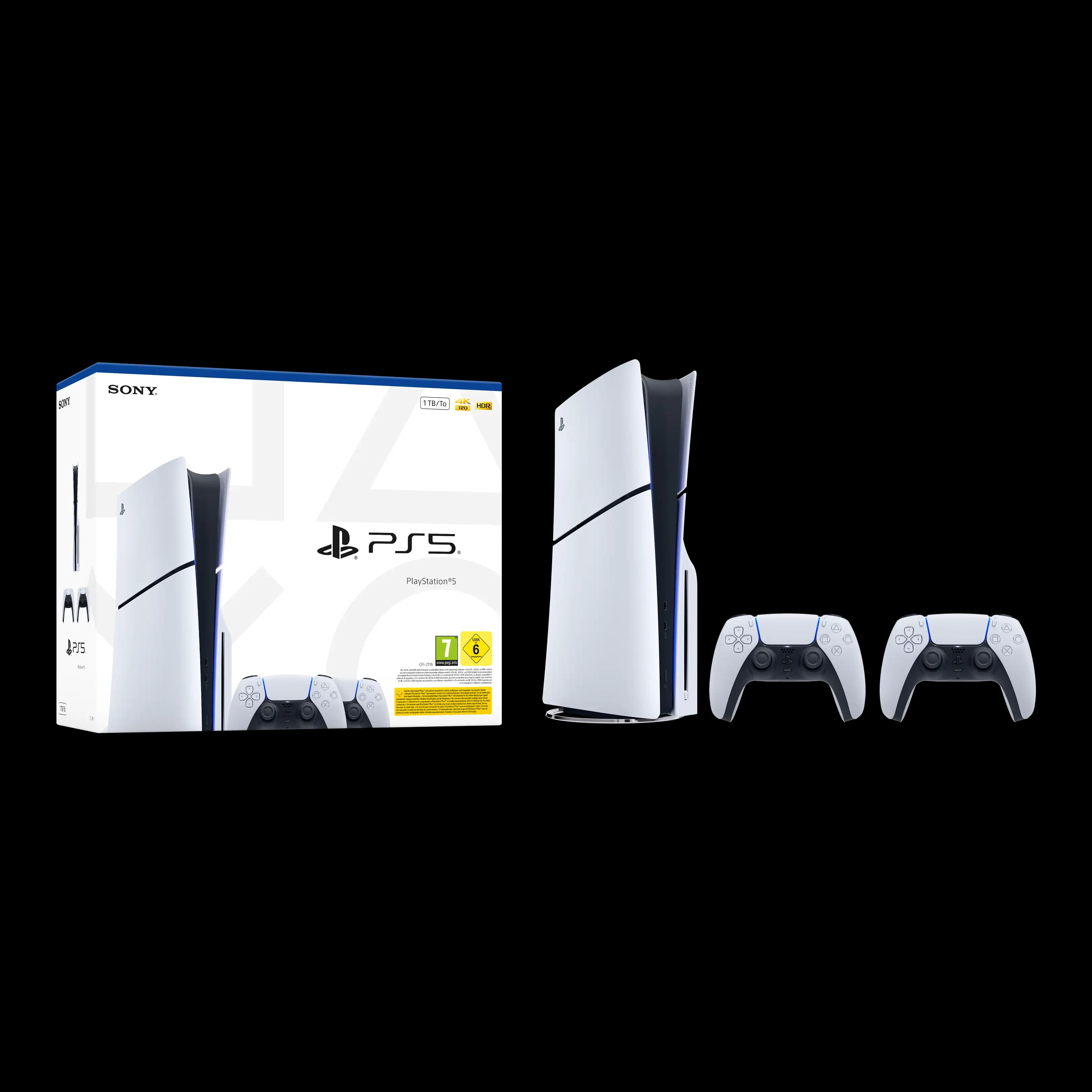 PlayStation 5 Slim Standard 1 TB + 2 DualSense